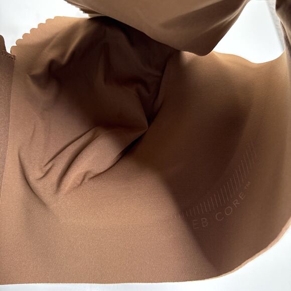 Evelyn Bobbie The Evelyn Bra XL  Stretch Comfort Scallop Edge #3 Brown - Picture 4 of 5